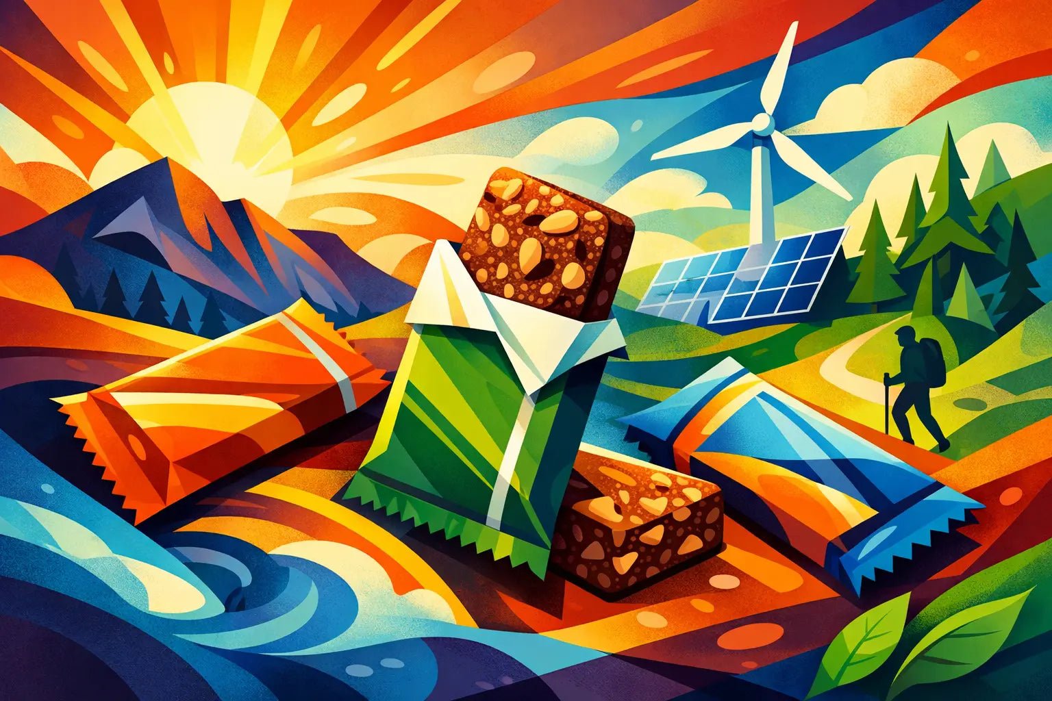 Clean Energy Bars for Long Days Outdoors - PEJI BAR